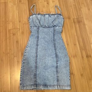 Denim tight dress size 00
